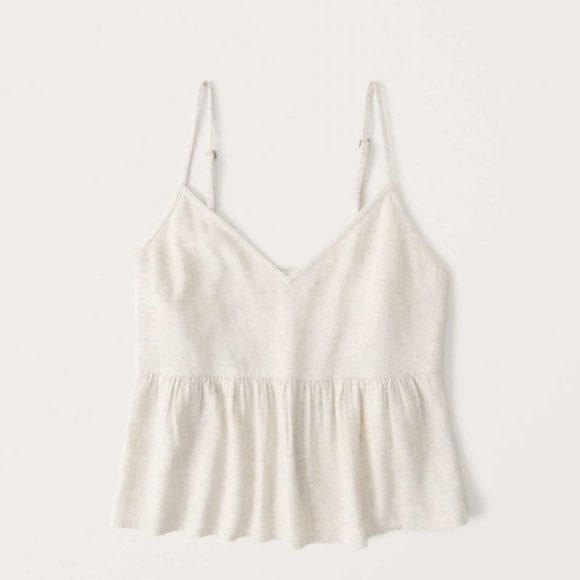 Abercrombie & Fitch Tops - Abercrombie & Fitch Trapeze Cami Cream M NWT